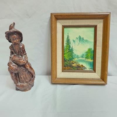 Mountain Man Figure & Landscape (DR-JS)