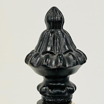Pair (2) ~ 19” Crackled Glass Ball Table Lamps ~*Read Details
