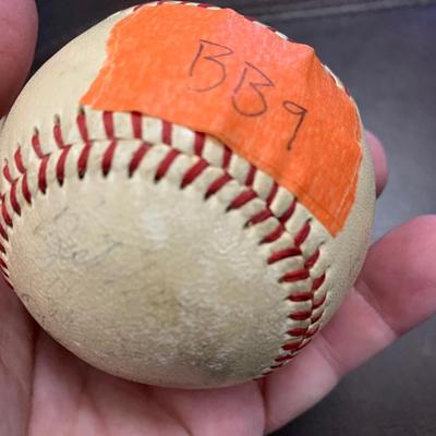 Signed Baseball Gil Hodges Hank Bauer? & More