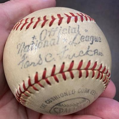 Signed Baseball Gil Hodges Hank Bauer? & More