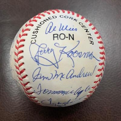 Signed Baseball Nolan Ryan Al Weiss Jerry Koosman Duffy Dyer & Many More BB11