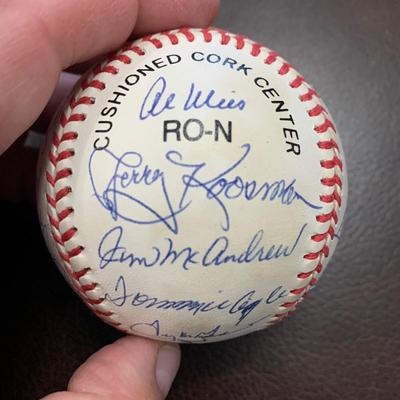 Signed Baseball Nolan Ryan Al Weiss Jerry Koosman Duffy Dyer & Many More BB11
