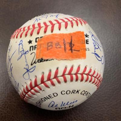Signed Baseball Nolan Ryan Al Weiss Jerry Koosman Duffy Dyer & Many More BB11