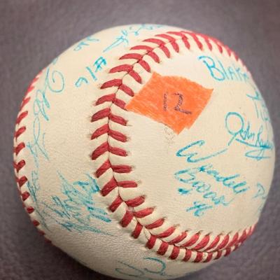 Signed Vintage Baseball - Many Signatures BB12