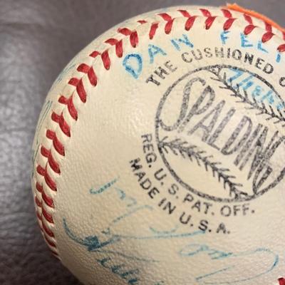 Signed Vintage Baseball - Many Names
