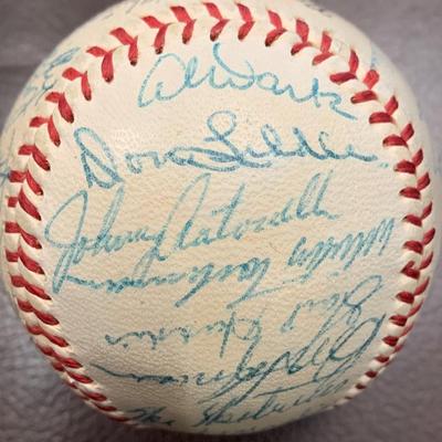Signed Vintage Baseball - Many Names