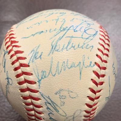 Signed Vintage Baseball - Many Names