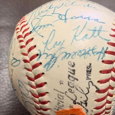 Signed Vintage Baseball - Many Names
