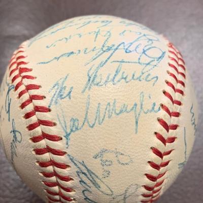 Signed Vintage Baseball - Many Names