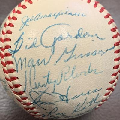 Signed Vintage Baseball - Many Names