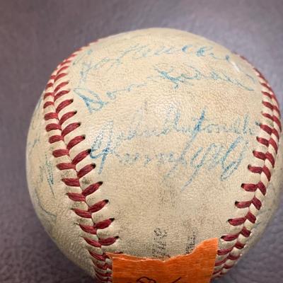 Vintage Signed Baseball - Many Autographs BB15