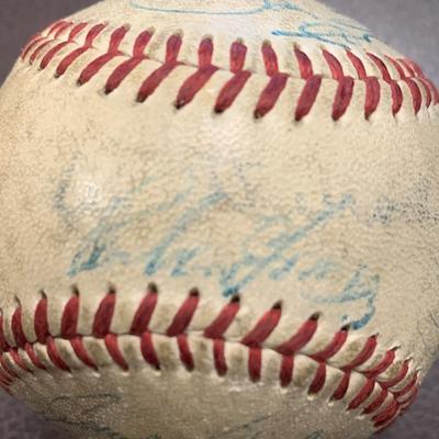 Vintage Signed Baseball - Many Autographs BB15