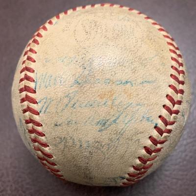 Vintage Signed Baseball - Many Autographs BB15