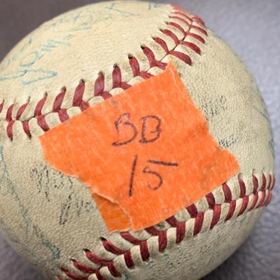 Vintage Signed Baseball - Many Autographs BB15