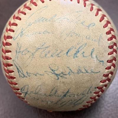 Vintage Signed Baseball - Many Autographs BB15