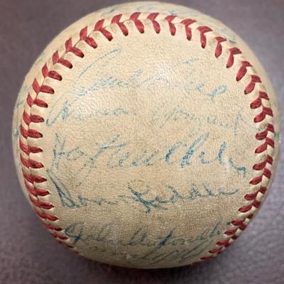 Vintage Signed Baseball - Many Autographs BB15