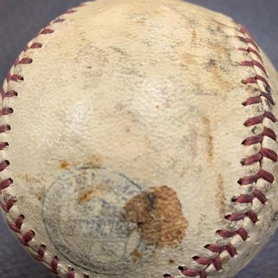 Signed Vintage Baseball BB16