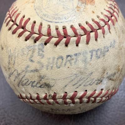 Signed Vintage Baseball BB16