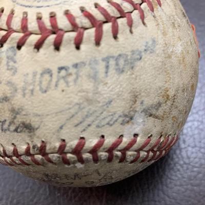 Signed Vintage Baseball BB16