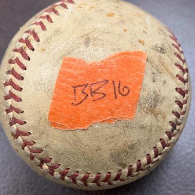 Signed Vintage Baseball BB16