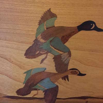 LOT 24 â€“ Marquetry Lot of 2