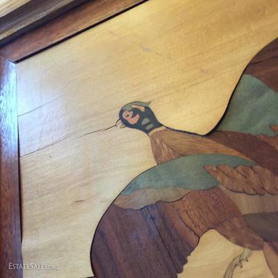 LOT 24 â€“ Marquetry Lot of 2