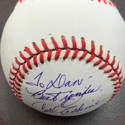 Signed Baseball - Brooklyn Dodgers - Carl Erskine