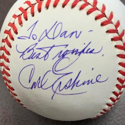 Signed Baseball - Brooklyn Dodgers - Carl Erskine