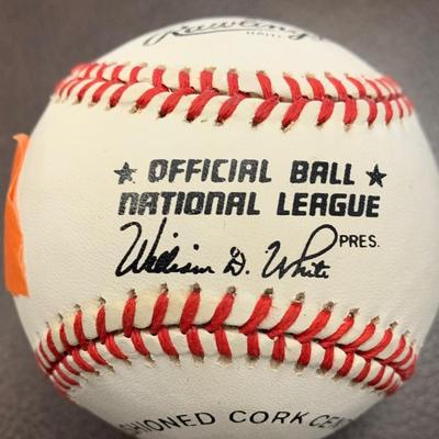 Signed Baseball - Brooklyn Dodgers - Carl Erskine