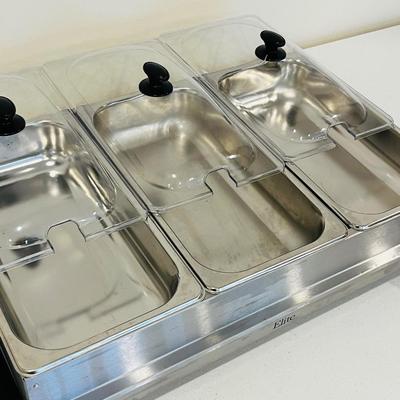 MAXI-MATIC ~ Elite Platinum ~ Triple Buffet Server & Warming Tray