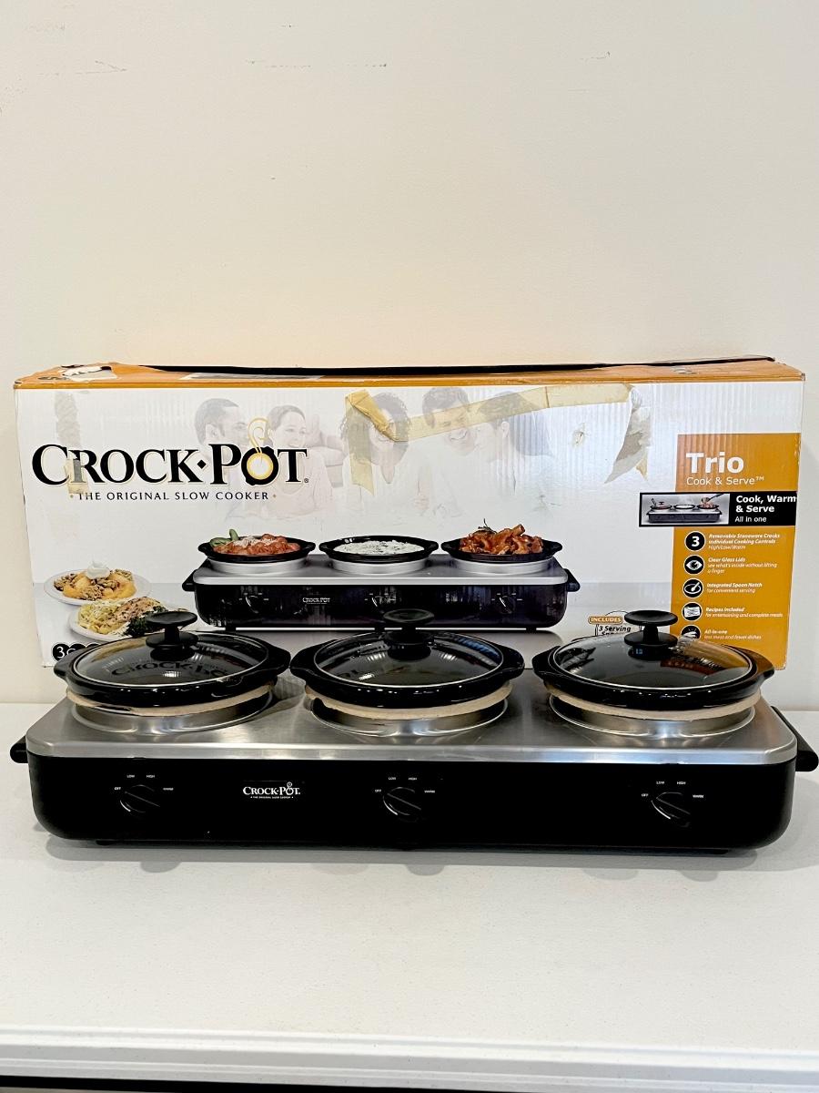CROCKPOT Trio Cook & Serve