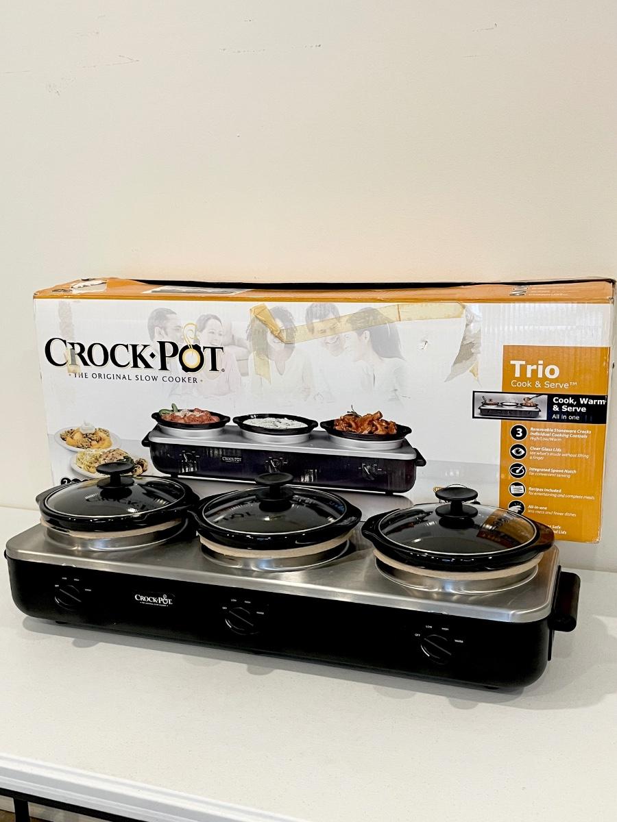 CROCKPOT Trio Cook & Serve