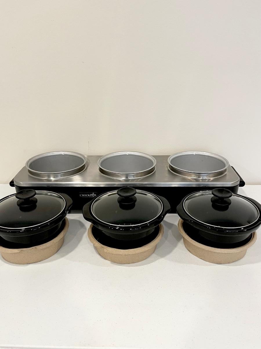 CROCKPOT Trio Cook & Serve