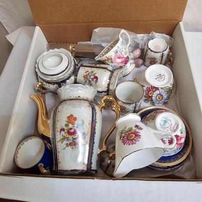 Assortment of English & German Fine China incl. Staffordshire (DR-JS)
