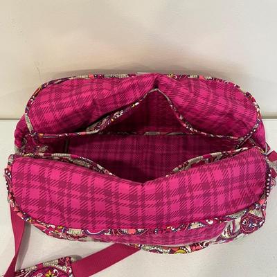 VERA BRADLEY ~ Pink Paisley ~ Large Travel Duffle Bag