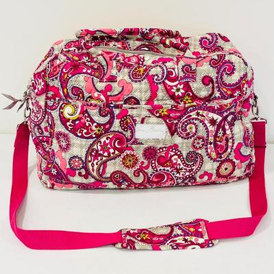 VERA BRADLEY ~ Pink Paisley ~ Large Travel Duffle Bag