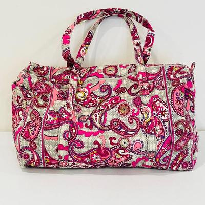 VERA BRADLEY ~ Pink Paisley ~ Large Basic Duffle