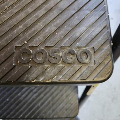 Cosco Large Heavy Duty 3 Ft Folding Portable Work Ladder w Tray