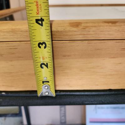 Wood W Glass Top Collectables Display Case 30x18x3.5"