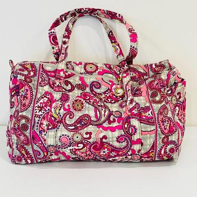 VERA BRADLEY ~ Pink Paisley ~ Large Basic Duffle