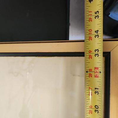 Metal w Glass Top Collectables Display Case 34x22x3.5"