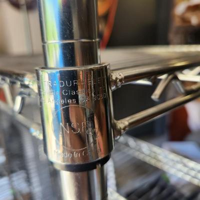 NSF Metal Wire Shelving on Wheels 6 Shelves 48x18x76