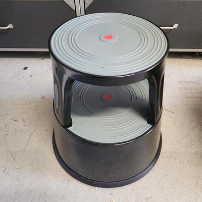 Step Stool Seat on Rollers