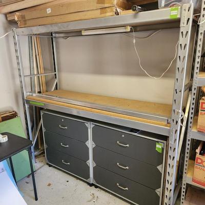 Coleman 3 Drawer Chest Cabinet 32x20x33"H Left side