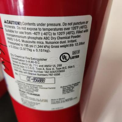 Lot of 3 First Alert Fire Extinguisher all "Full"