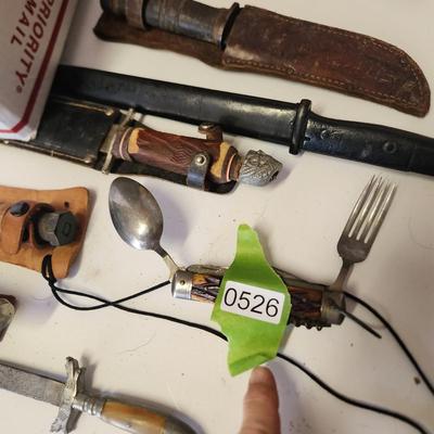 Lot of Hunting Camping Knives