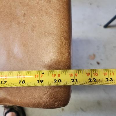 Fernando Jaeger Bar Stool seat made in Brazil Leather