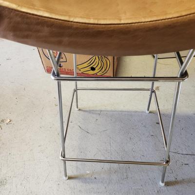 Fernando Jaeger Bar Stool seat made in Brazil Leather