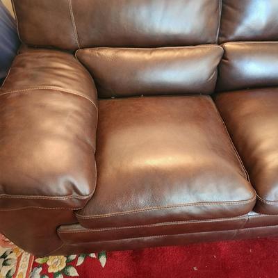 Brown Sofa 92x37x32H