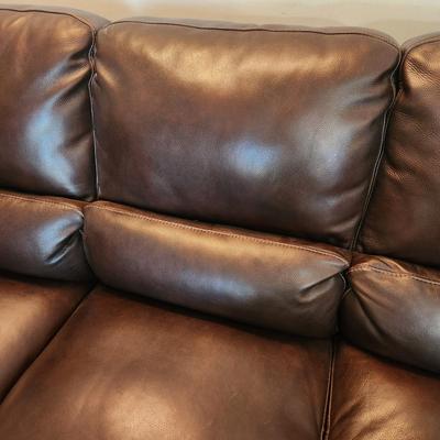 Brown Sofa 92x37x32H
